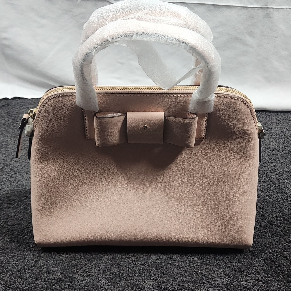 NWT Kate Spade Pink Bow Satchel/Crossbody